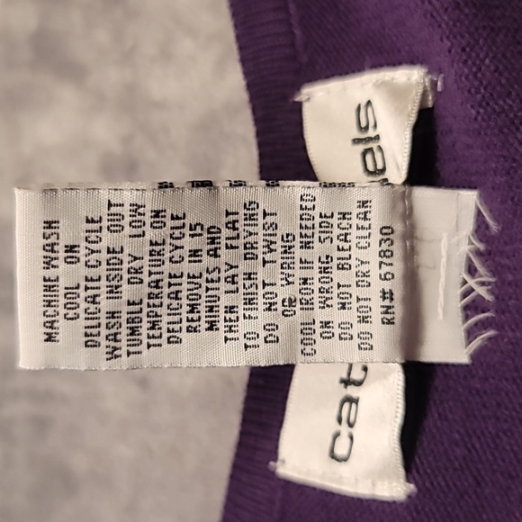 0485. EUC ~ 1X ~ Cathy Daniels ~ Lucious Amethyst 💜 w/a Little Sparkle ~ ✨️ - Picture 9 of 9